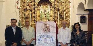 Presentado el cartel de Santa Ana obra de José María Gordillo cartel de Santa Ana Dos Hermanas