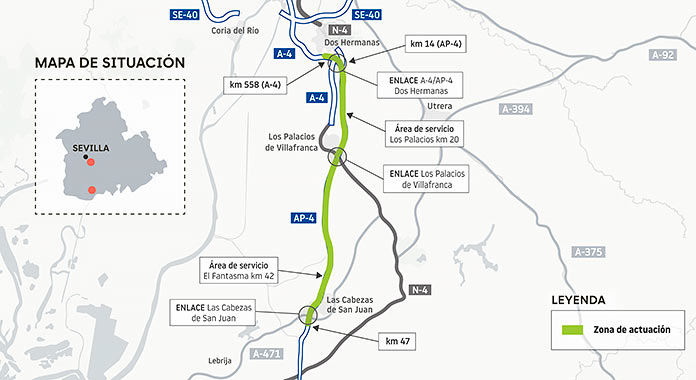 tercer-carril-ap-4 tercer carril AP-4 Dos Hermanas