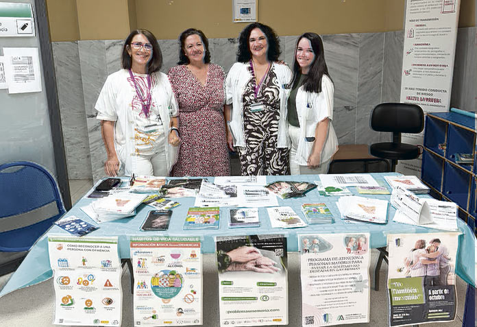 Mesa-Informativa-San-Hilario-Sep-25-(a) Día Mundial del Alzheimer en Dos Hermanas