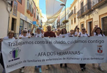 Dos Hermanas se moviliza por el Alzheimer con una marcha V Marcha por el Alzheimer en Dos Hermanas
