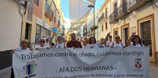 Dos Hermanas se moviliza por el Alzheimer con una marcha V Marcha por el Alzheimer en Dos Hermanas
