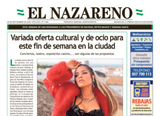 Periódico El Nazareno nº 1.488 de 24 de septiembre de 2026 Periódico El Nazareno