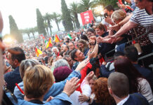 Pedro Sánchez arranca en Dos Hermanas el camino al 29N Pedro Sánchez en Dos Hermanas
